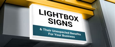 outdoor lighted sign boxes